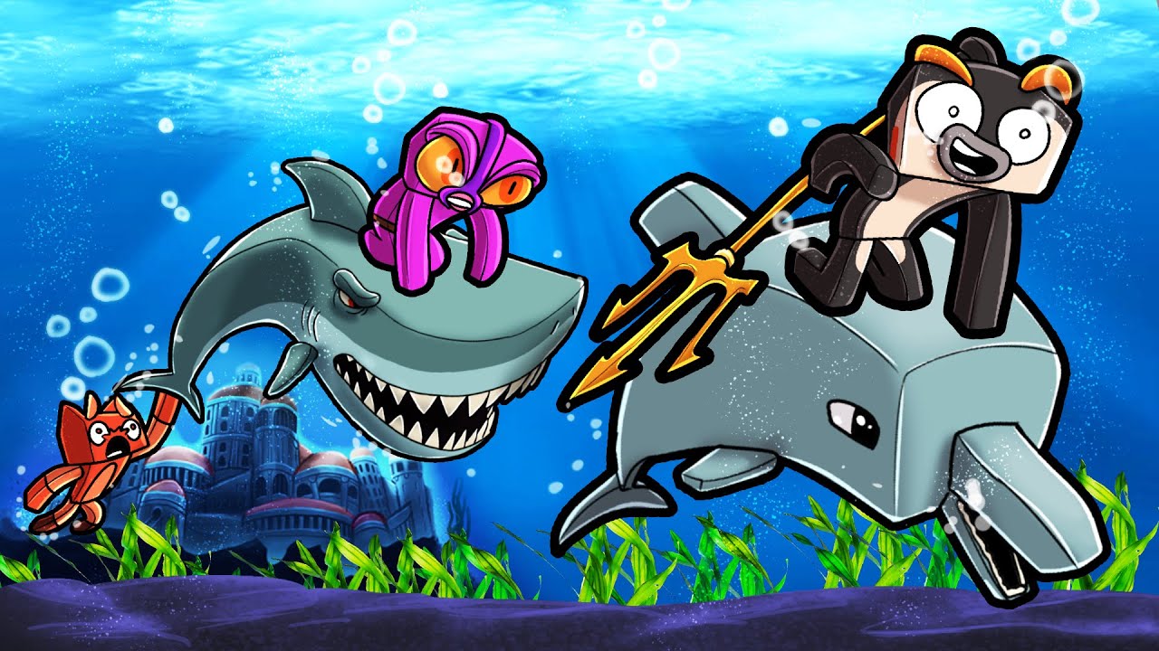 Atlantis UNDERWATER Survival in Minecraft! (Atlantis Craft)