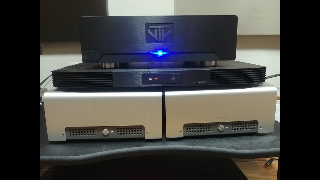 VTVamplifier Purifi 1ET400a Stereo Power amp Review vs Schiit Aegir, Rega Elicit R, Aegir monoblocks