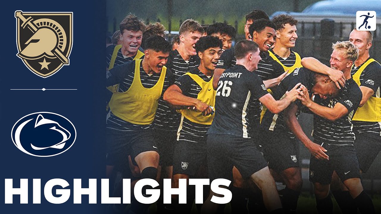 Army vs Penn State | NCAA College Soccer | Highlights - August 24, 2025