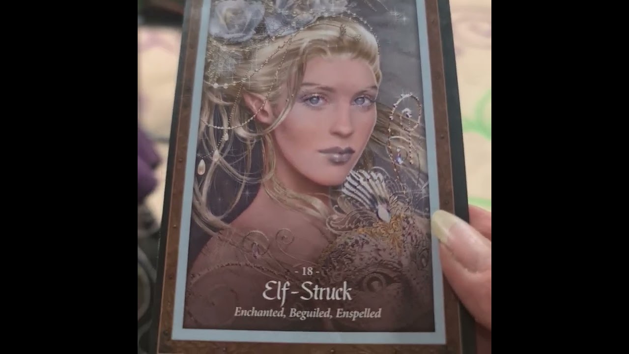 Faery Forest oracle card line up Reading with Sarah-Earth Spirit 