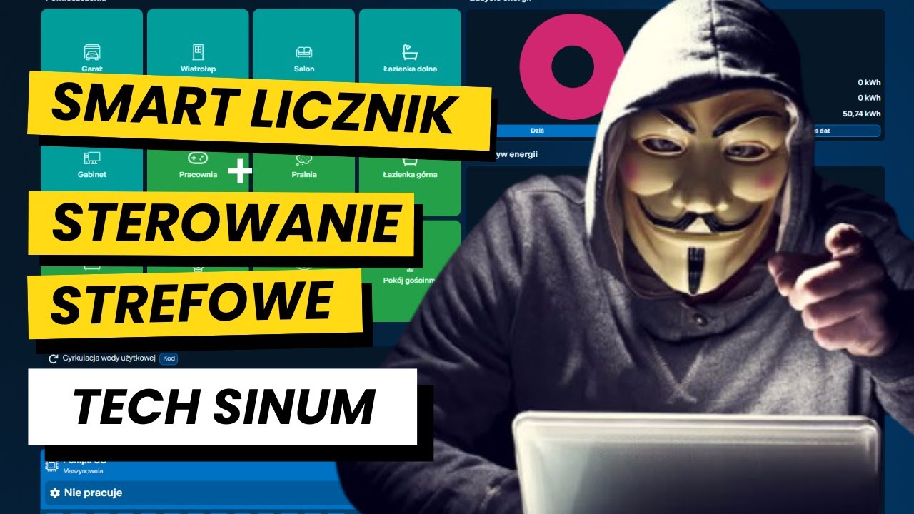 Monitoring zużycia energii (smart licznik) i sterowanie ogrzewaniem strefowym w systemie Tech Sinum