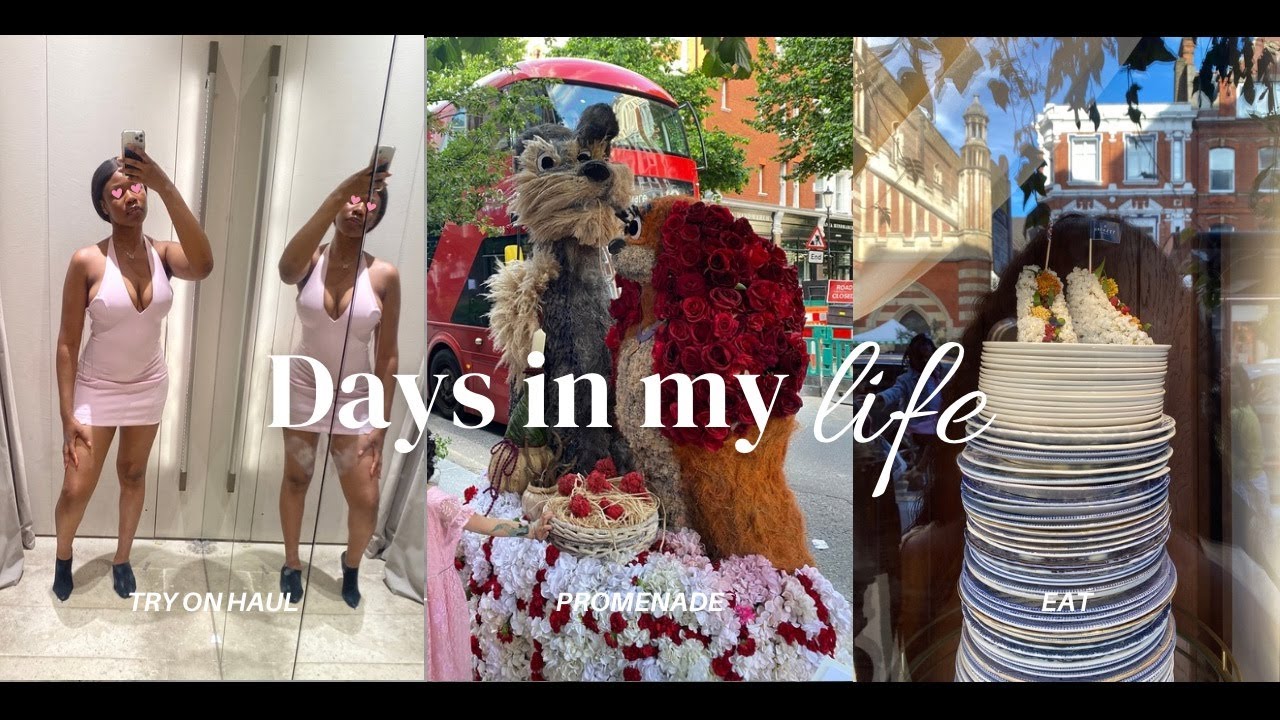 BACK FROM CAMEROON: DAYS IN MY LIFE, LONDON FLOWER FESTIVAL, RUDYS PIZZA, ZARA TRY ON HAUL & DINNER