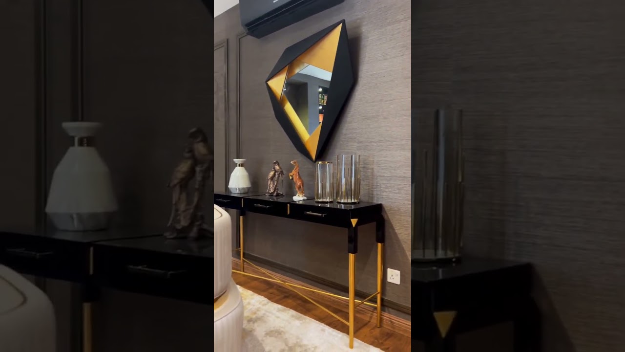 Looking mirror design | Console Design #mirror #mirrordesign #console #home #interior #design #usa
