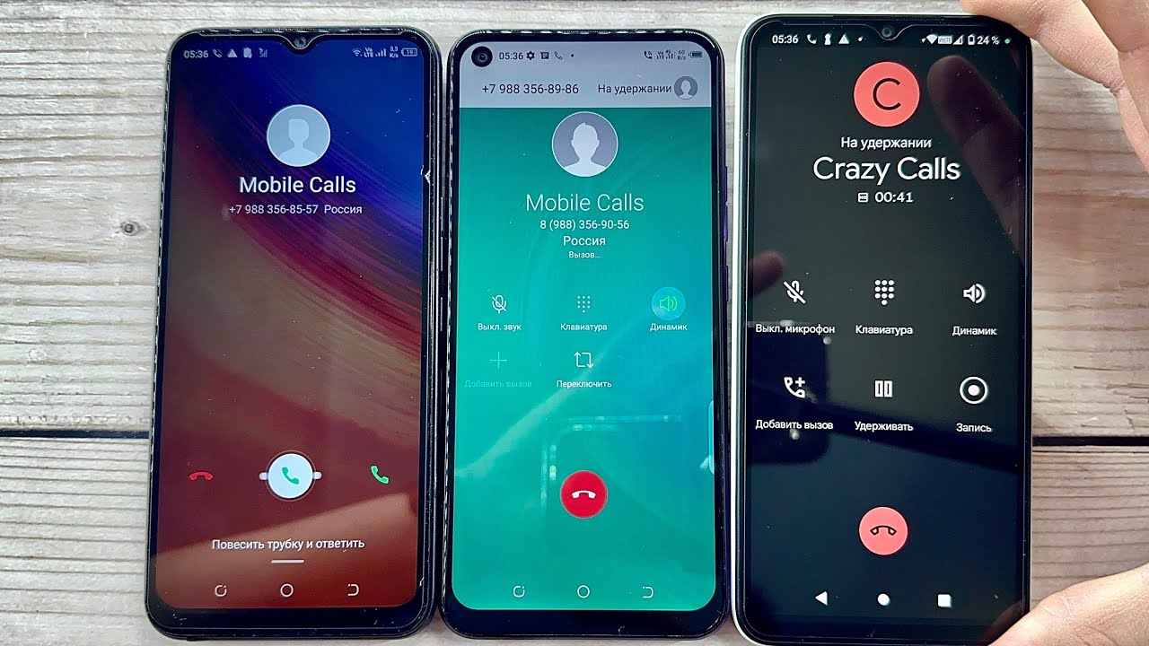 Mobile Calls Tecno Camon 15, Tecno Spark 7, Xiaomi Redmi A1 Plus/ Incoming, Outgoing Calls