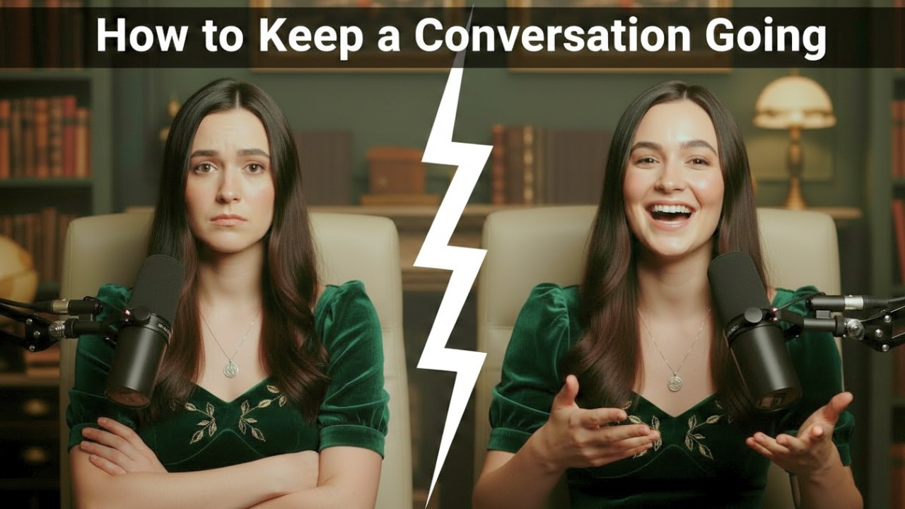 English conversation practice | How to Keep a Conversation Going | Intermediate English Podcast