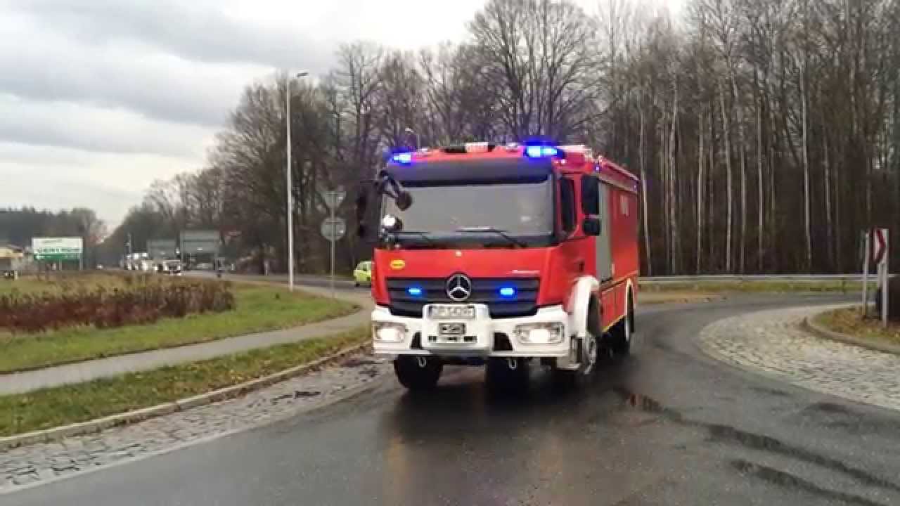 3 zastępy JRG Strzelce Opolskie alarmowo.