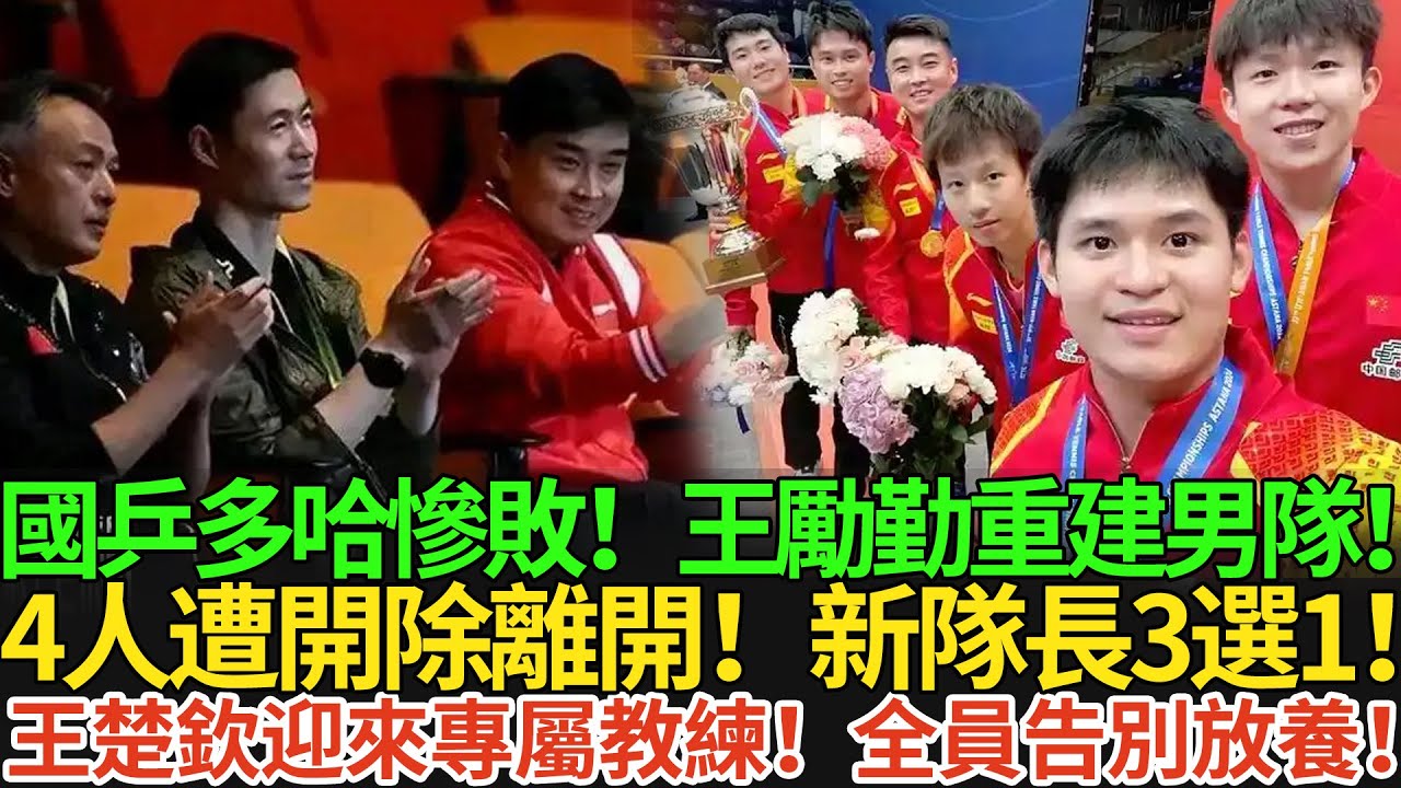 國乒杜哈慘敗！王勵勤重建男隊！4人遭開除離開！新隊長3選1！王楚欽迎來專屬教練！全員告別放養！#王楚欽 #孫穎莎 #国球乒乓 #pingpong