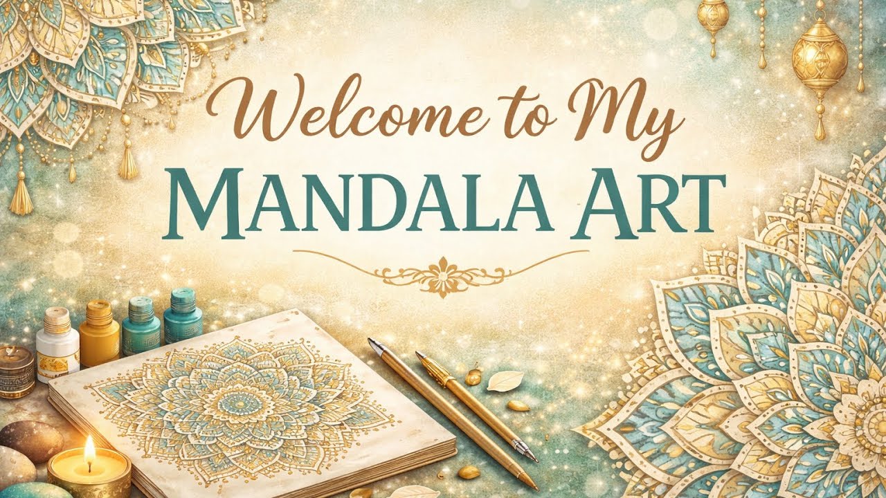 Welcome To My Mandala Art Journey Mandala Art For Beginners 🖋️✍️🎨