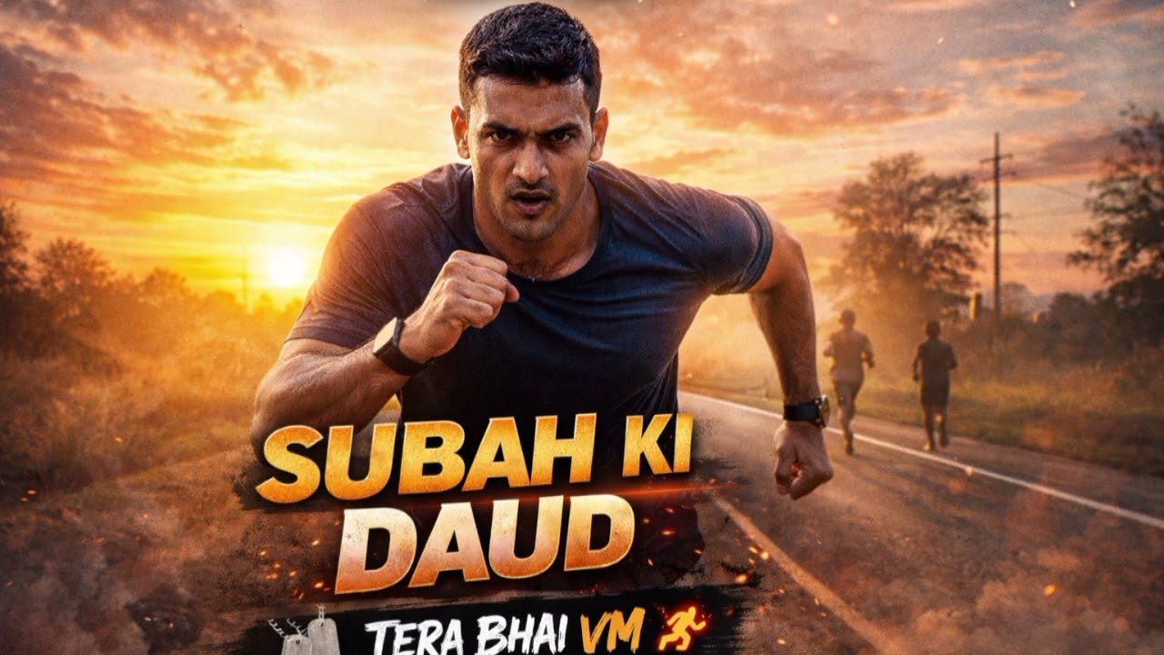 Subah Ki Daud | Morning Running Motivation Rap | Tera Bhai VM