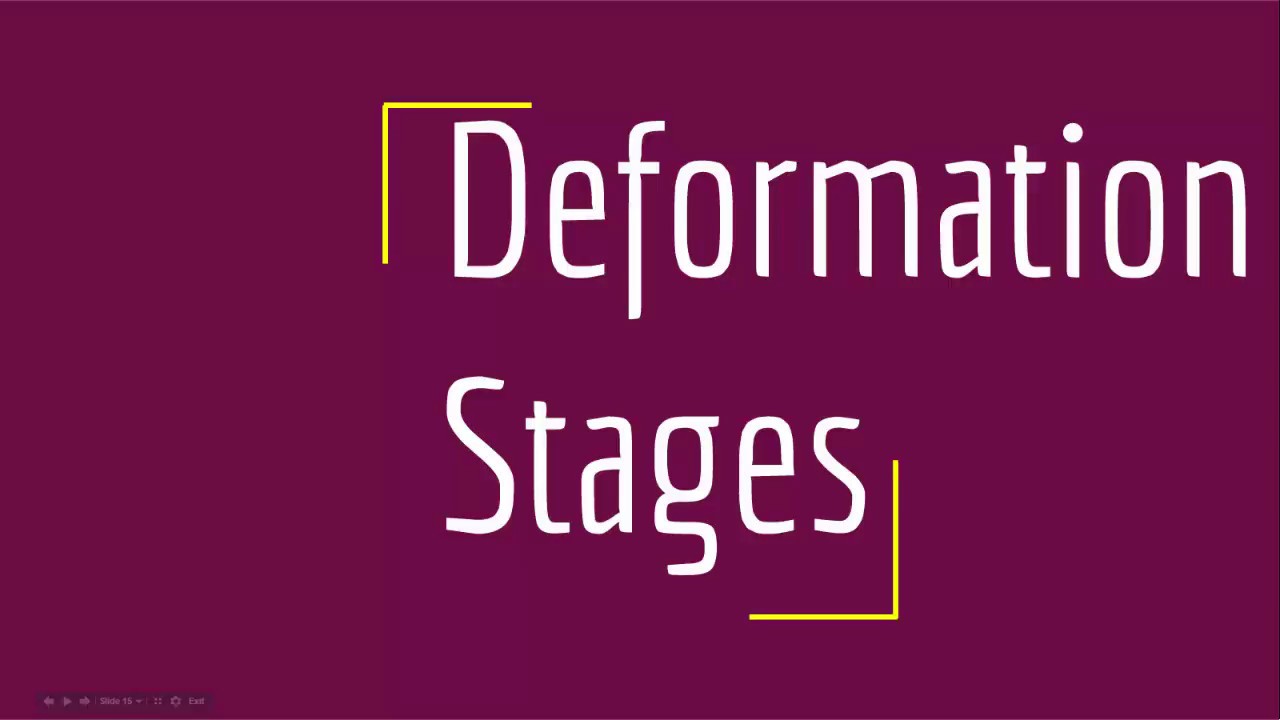 Deformation Stages