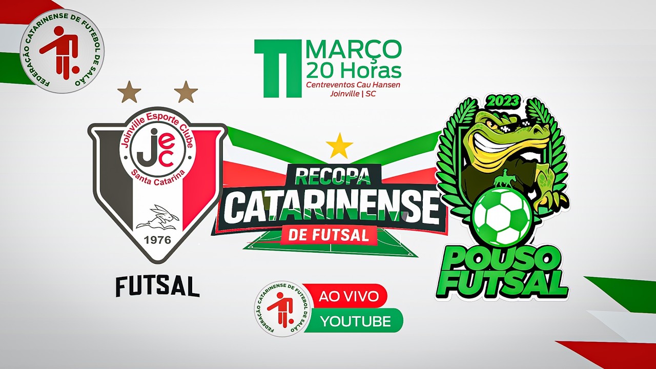 RECOPA CATARINENSE DE FUTSAL 2026 - FINAL VOLTA -  JOINVILLE x POUSO REDONDO