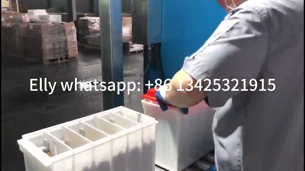 Tubular battery assembly line