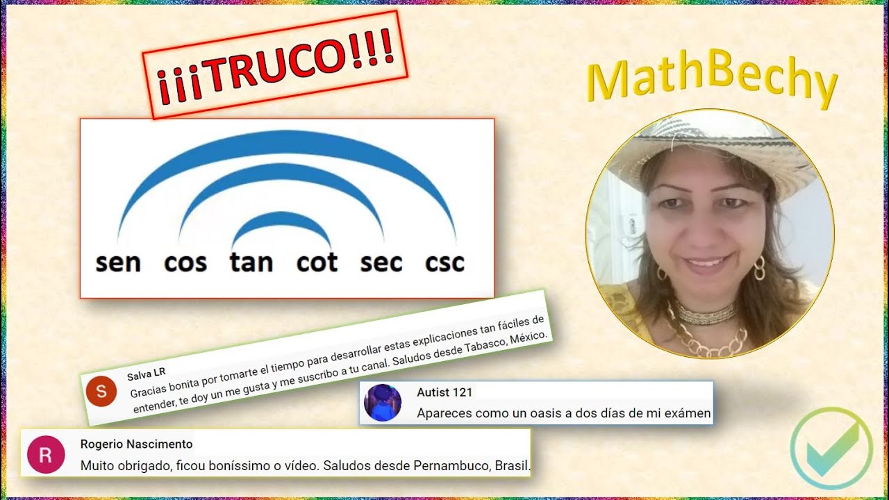 TRUCO🪄 para MEMORIZAR las Identidades Trigonométricas Fundamentales