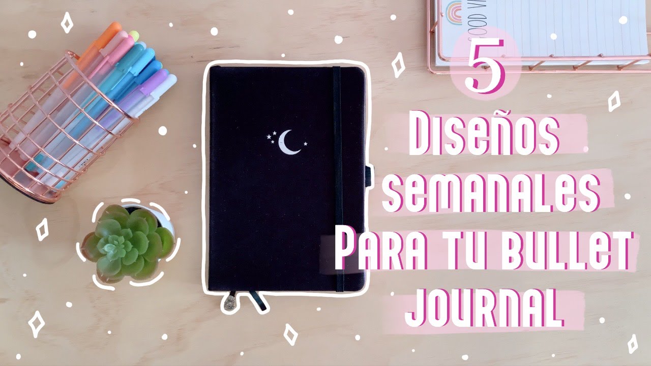 ✨Ideas de semanas para tu Bullet Journal | ejemplos de planeación semanal✨