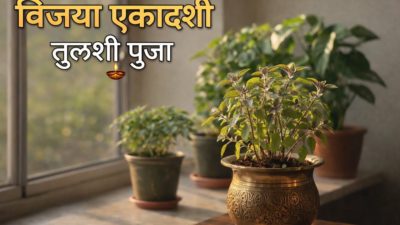 वास्तू नुसार तुळशीचे महत्त्व। तुळस कधी लाववी।