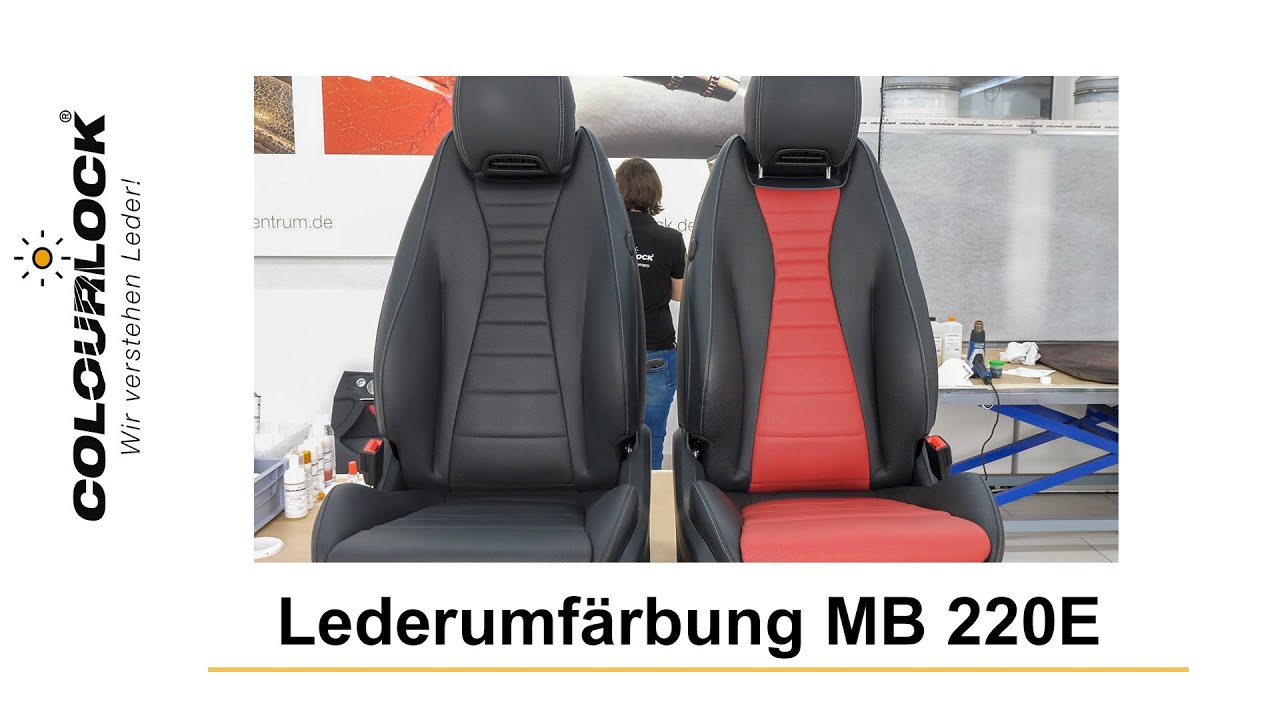 Ledersitze & Türverkleidung umfärben beim Mercedes - Benz Daimler (MB220E) [Anleitung] - COLOURLOCK
