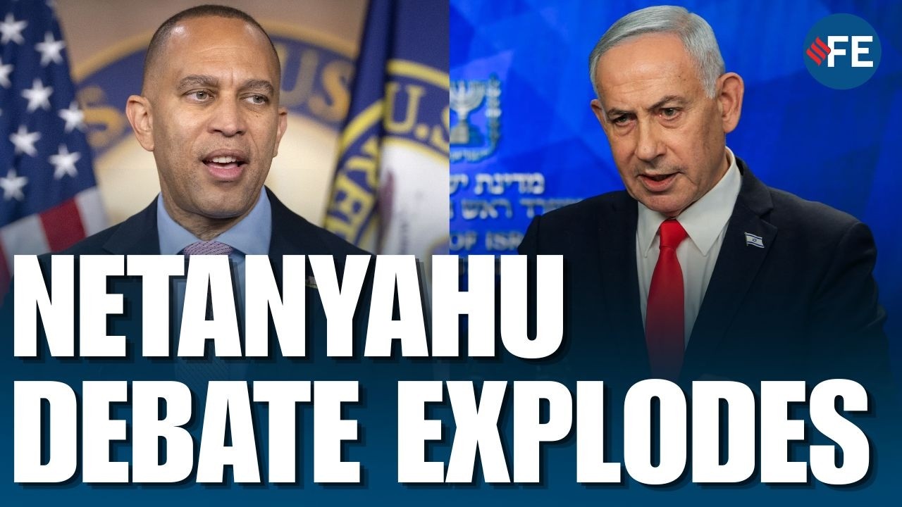Hakeem Jeffries Shocks Republicans With Netanyahu Arrest Position In Heated Exchange | WORLD NEWS