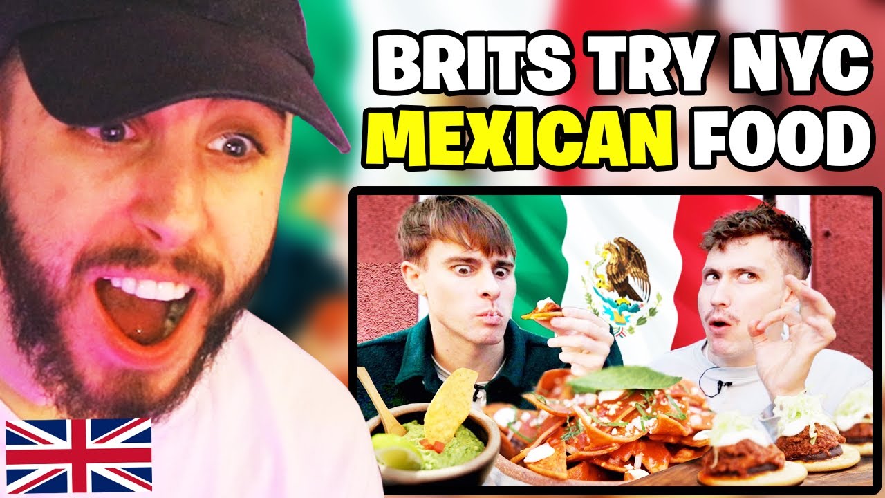Brit reacts to Brits try Michelin Star Mexican Food in NYC!