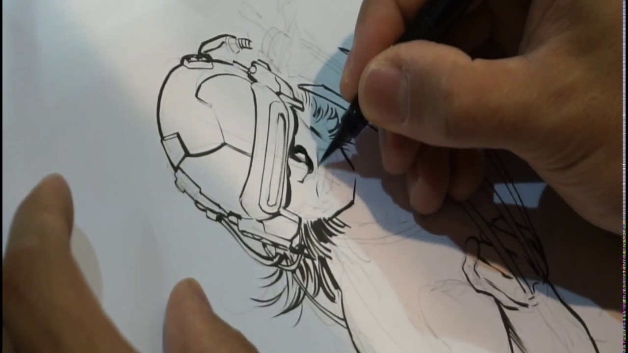 Will Conrad sketches Weapon X | Comic Con Mumbai 2018
