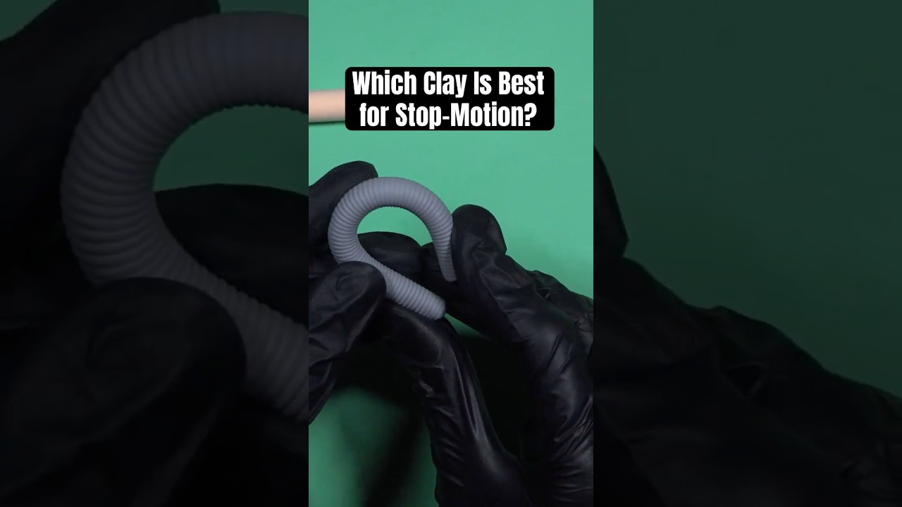 Cosclay vs. Silk Clay for Stop-Motion - #shorts #polymerclay  #airdryclay #sculpting #stopmotion