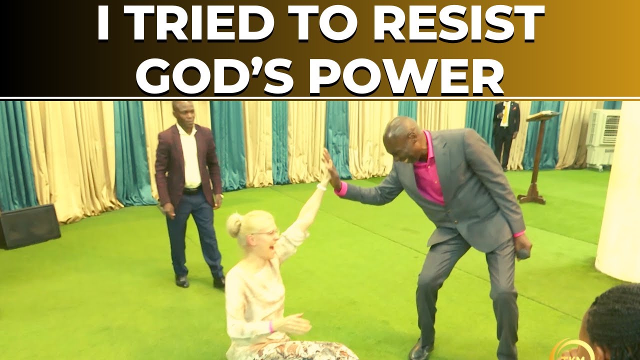 Watch what happened to this lady from Poland when she resisted God's Power.