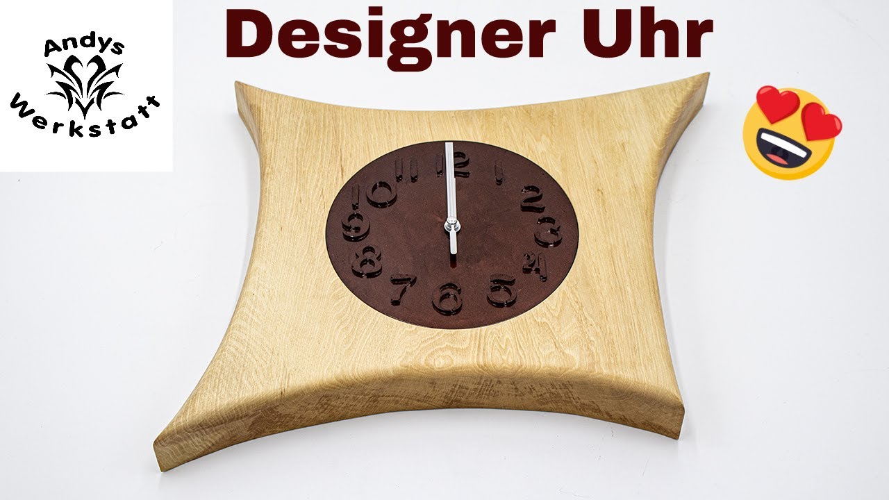 Hainbuche + Epoxy = Designer Uhr
