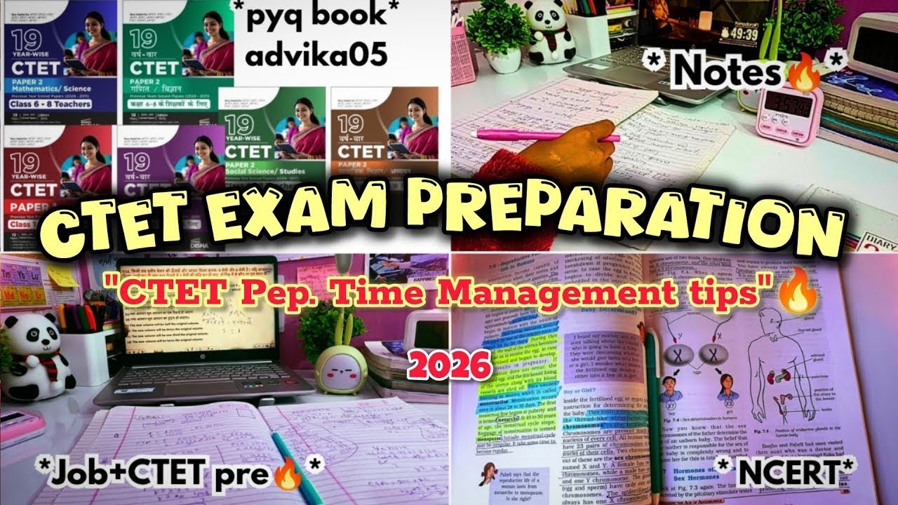 CTET preparation Time Management tips 🔥| CTET exam preparation| CTET aspirants| #ctetpreparation