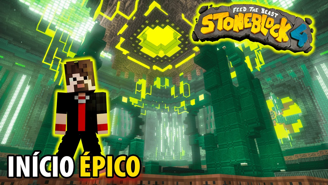 O Melhor Modpack de Skyblock em 2026 É o Stoneblock 4? #1