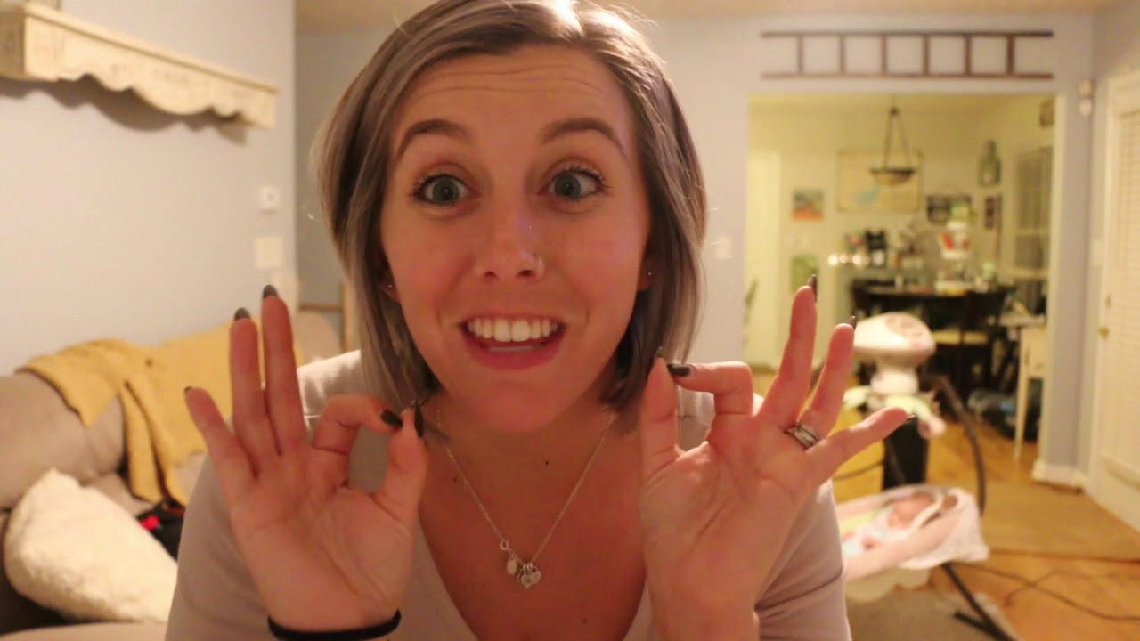 Surprising my husband//new hair//postpartum-mom cut
