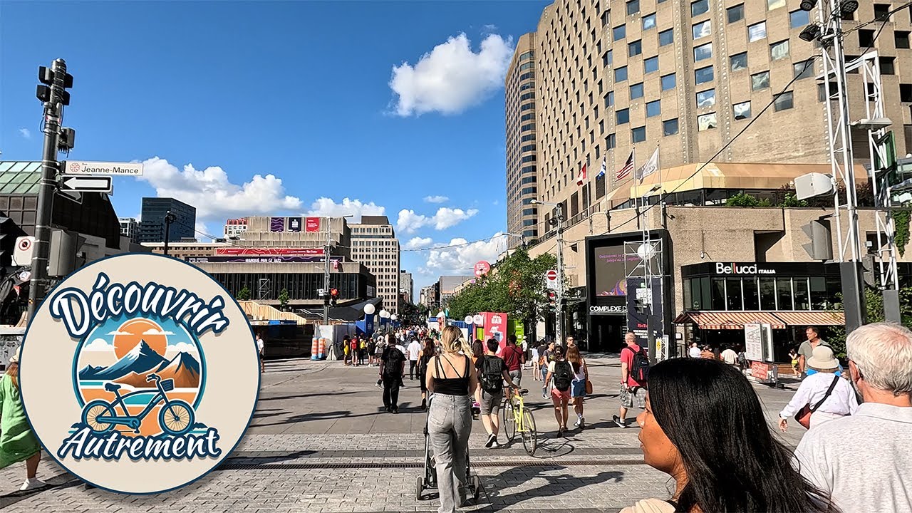 Balade sur la rue Sainte-Catherine - Montréal, Canada - 7 juillet 2024