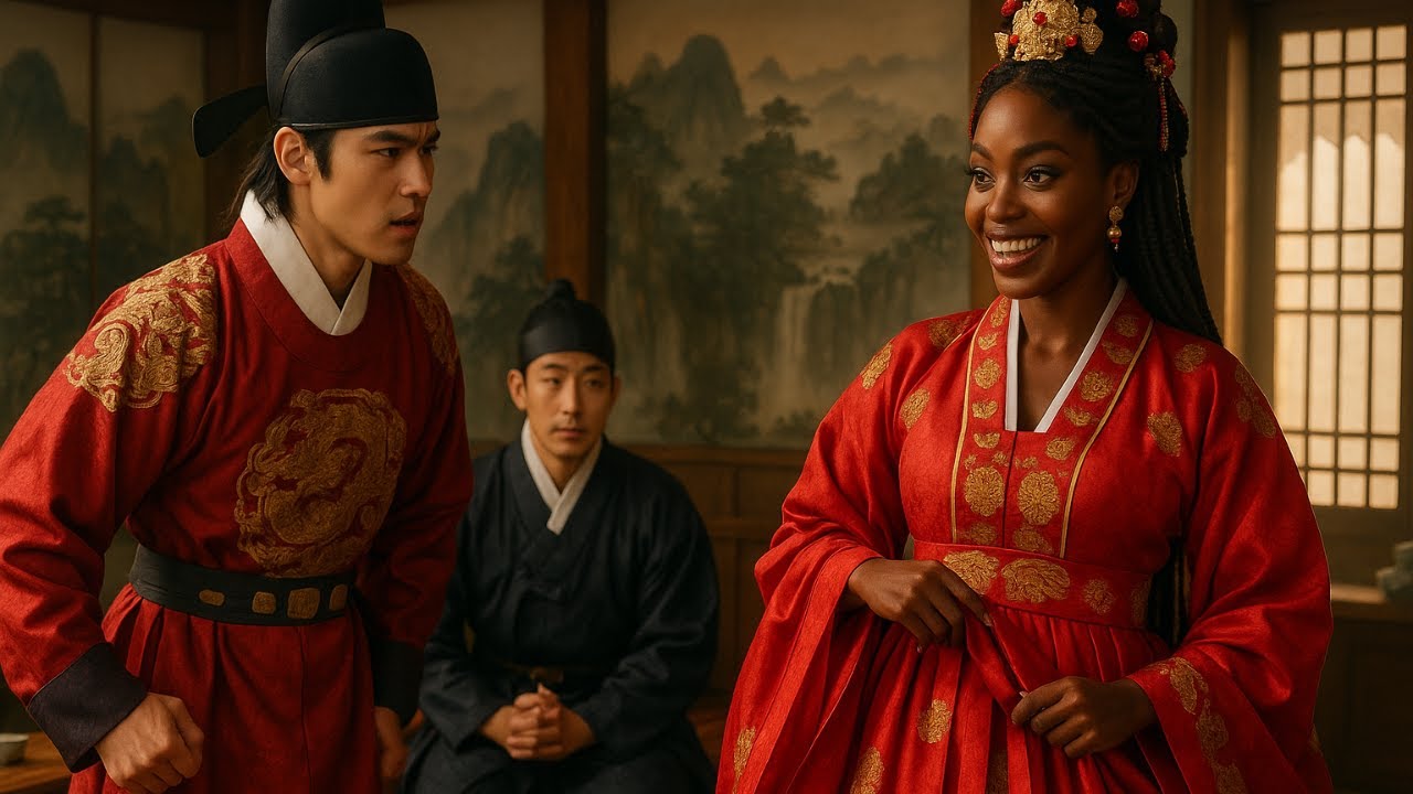 Cursed Korean Prince Forced To Marry African Princess Will Rather Die Than Admit He Loves Her#tales