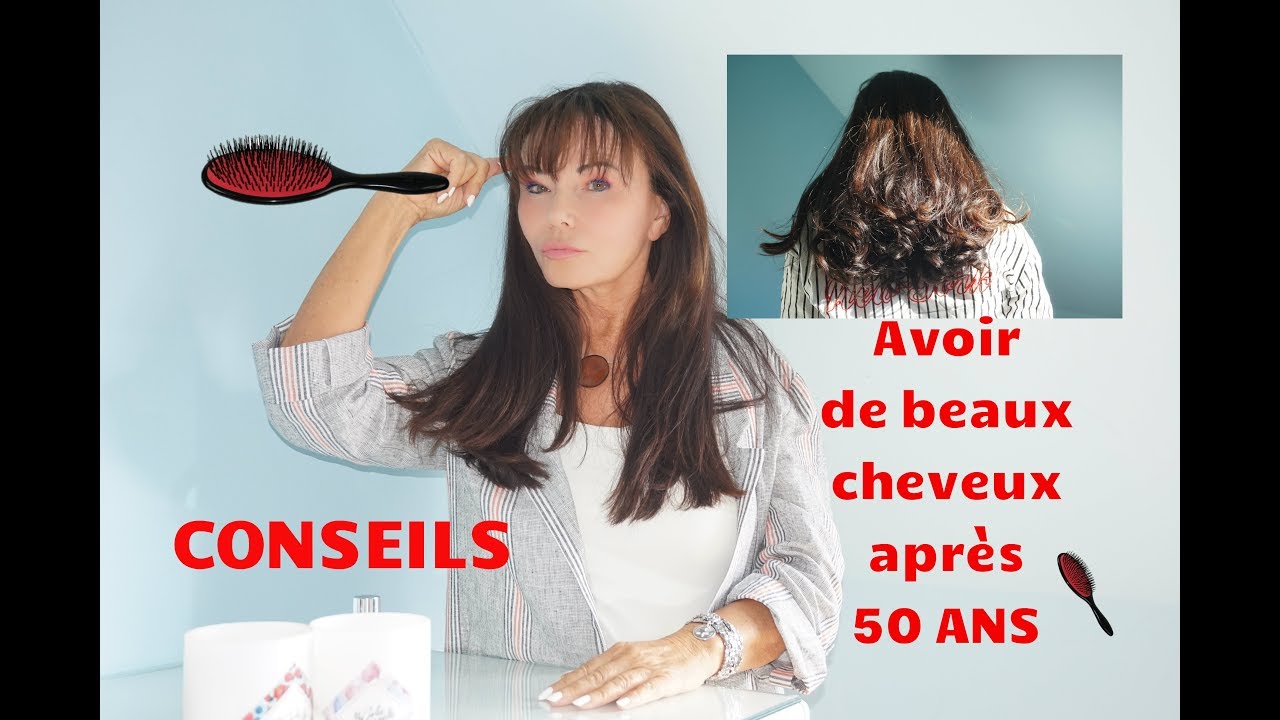Avoir de beaux cheveux après 50 ans. Conseils et démo