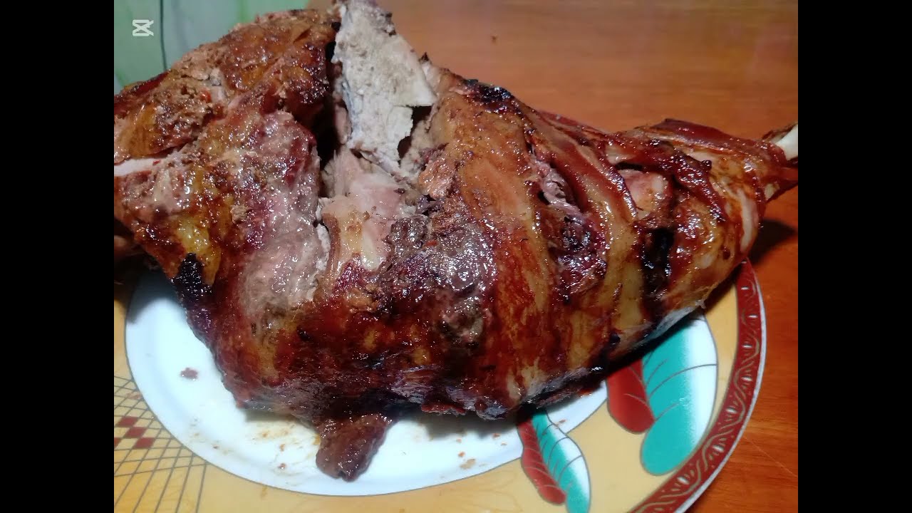 pierna de cerdo al horno