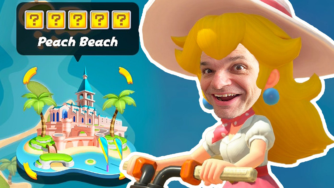Mario Kart World: Peach Beach – Расположение всех скрытых панелей со знаком вопроса (Руководство ...