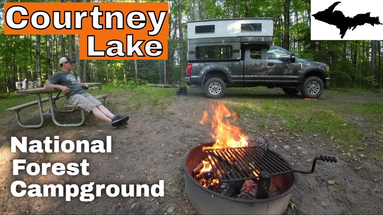 Courtney Lake: Michigan National Forest Campground Overview
