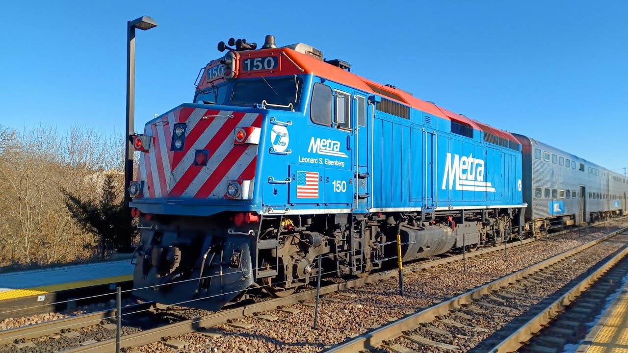 Metra Monday: Metra trains at Pingree Road station 12/21/25 