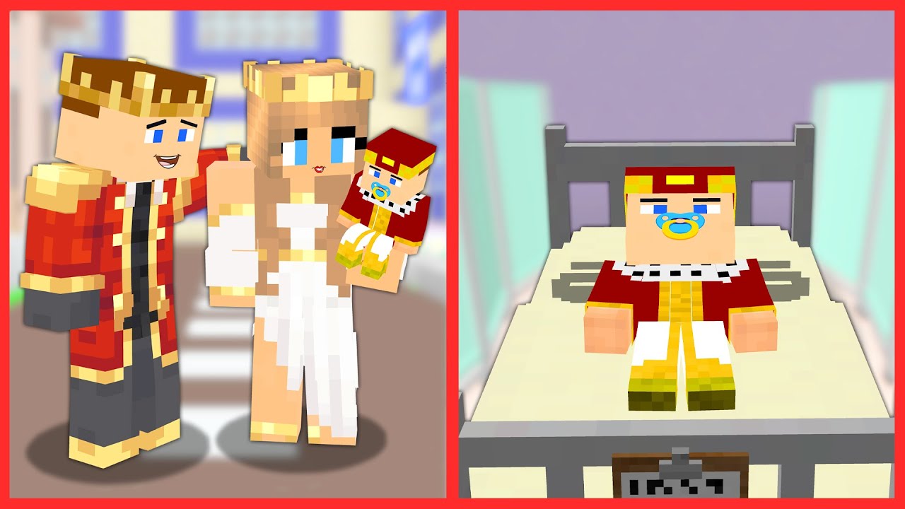 KRAL KEREM KOMİSER'İN KRAL BEBEĞİ OLDU! 😍 - Minecraft ZENGİN FAKİR HAYATI