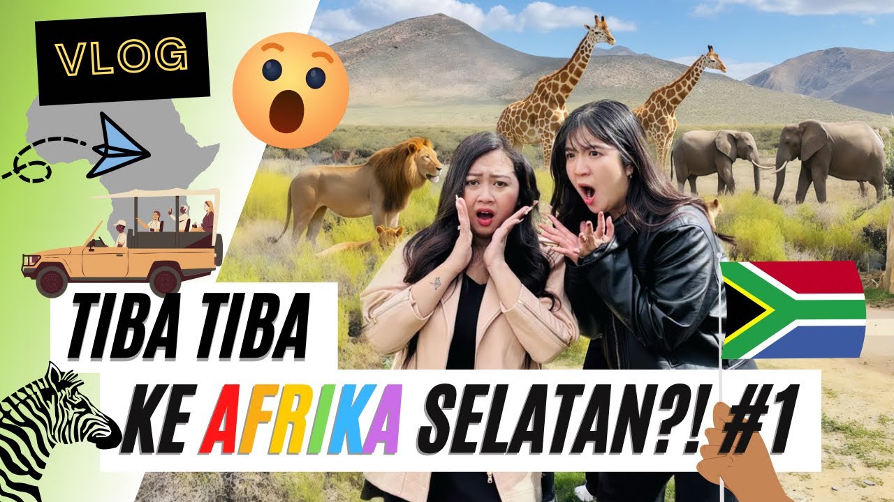 PERGI SAFARI LANGSUNG KE AFRIKA?! TAKUT SAMA SINGAAA🦁🇿🇦‼️ #part1 