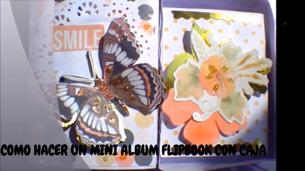 DIY COMO HACER MINI ALBUM FLIPBOOK CON CAJA POCKET SCRAPBOOK #katiushkascrapbook #soycerecita #scrap