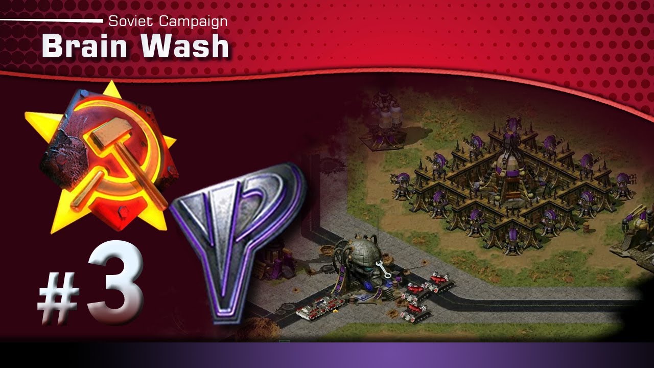 Red Alert 2: [YR] - Soviet Mission 3 - Brain Wash [Long-play & Tips]