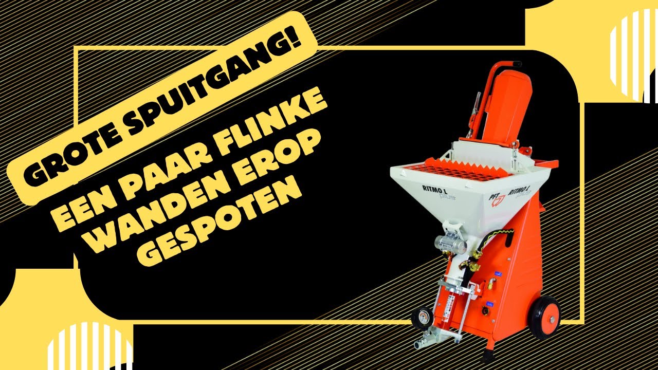 Grote Spuitgang in één keer, veel wanden stucen vandaag! |  Stucvlog #79