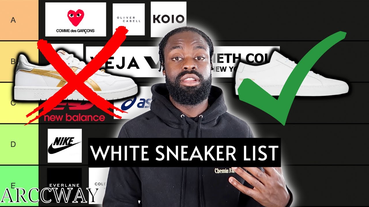 Best White Sneaker for Men Tier List