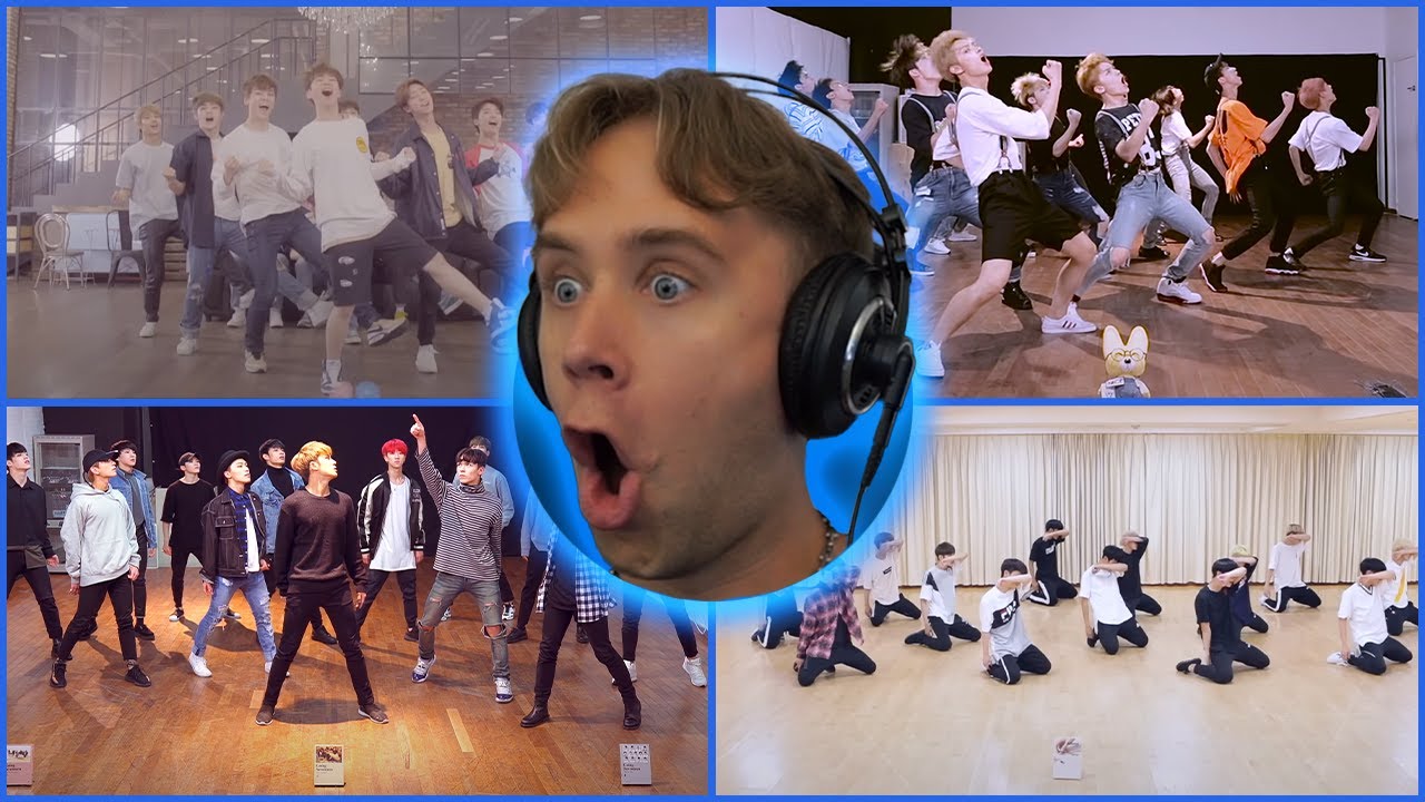 REACTING TO SEVENTEEN DANCE PRACTICES #1 — PRETTY U • VERY NICE • HIGHLIGHT • DON'T WANNA CRY