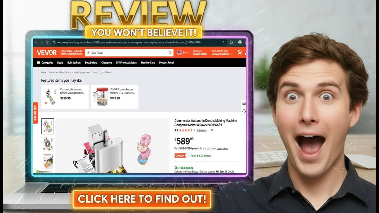 Vevor Donut Maker Review: Make 240 Donuts Per Hour Fast and Easy in 2025