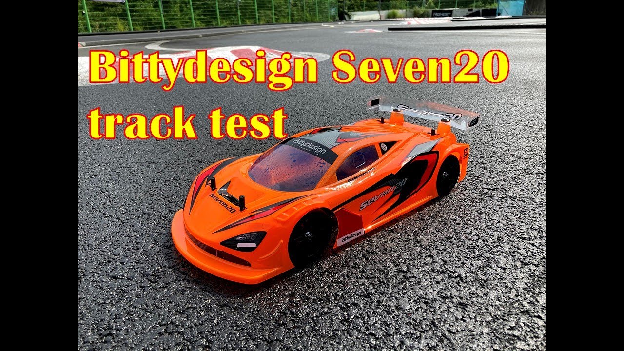 Bittydesign Seven20 1/10 GT body track test