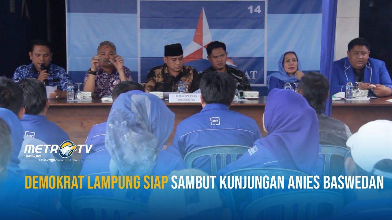 Demokrat Lampung Siap Sambut Kunjungan Anies Baswedan