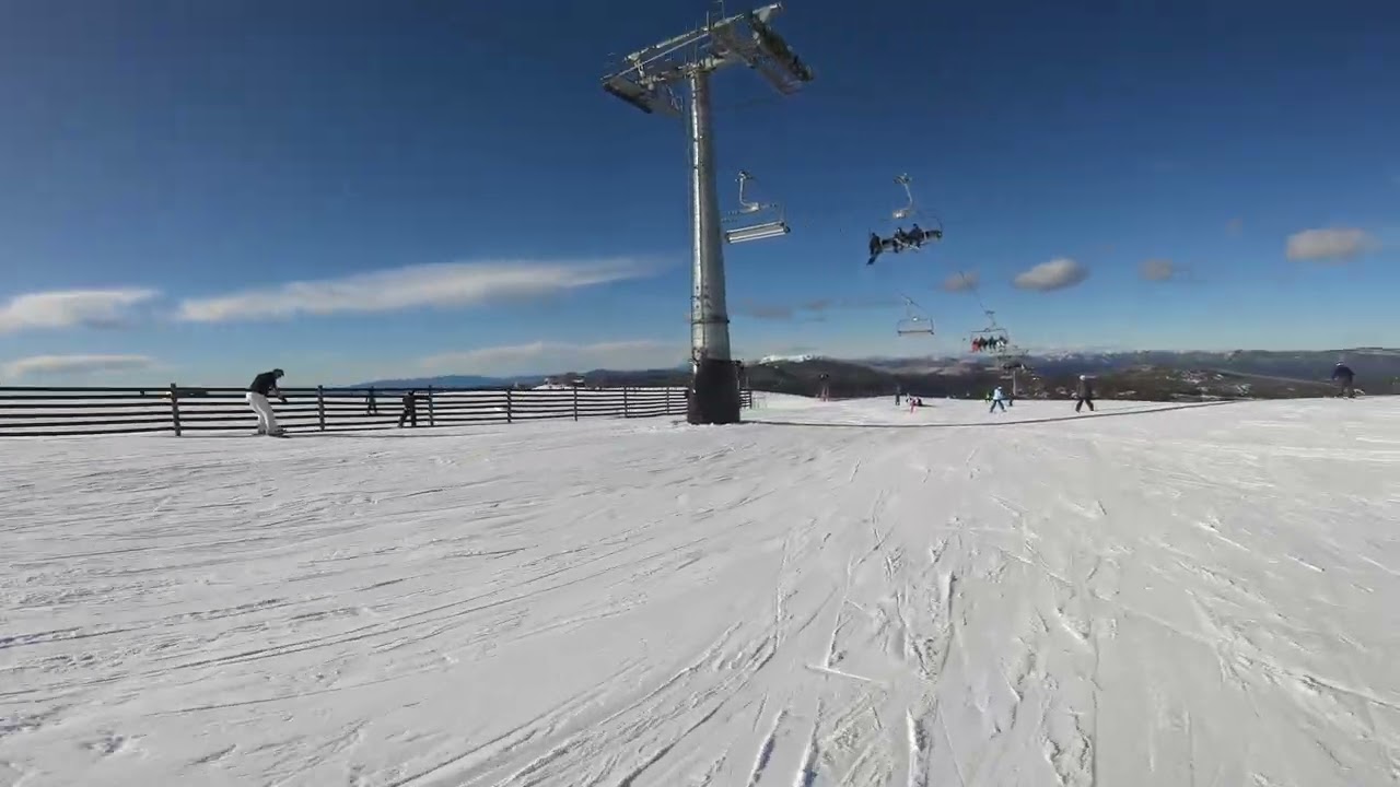 Baldy ski run, Mt Buller (top to bottom)