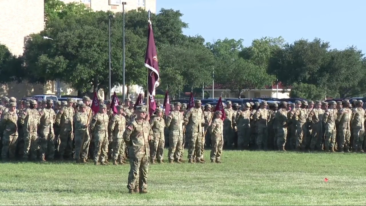 32d MED BDE Change of Responsibility ceremony