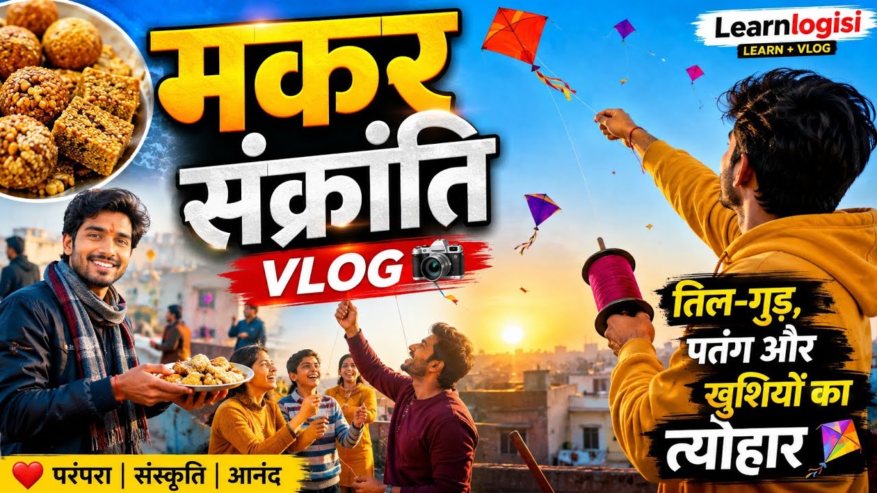 मकर संक्रांति व्लॉग | तिल-गुड़, पतंग और खुशियों का त्योहार 🪁