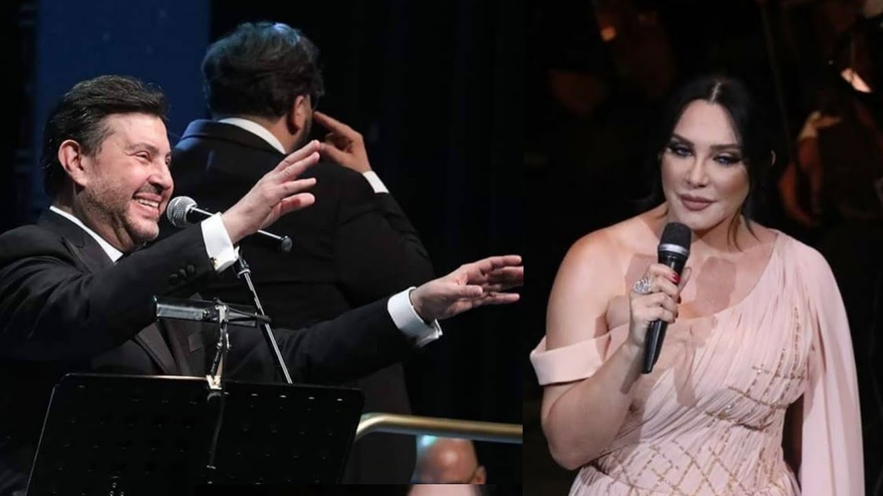 سلاف فواخرجي تقدم هاني شاكر في دار الأوبرا وأهم مقتطفات من الحفل